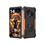 Celular Cubot Kingkong Es Dual Sim 128 GB 6 GB RAM Android 14 Black/Orange