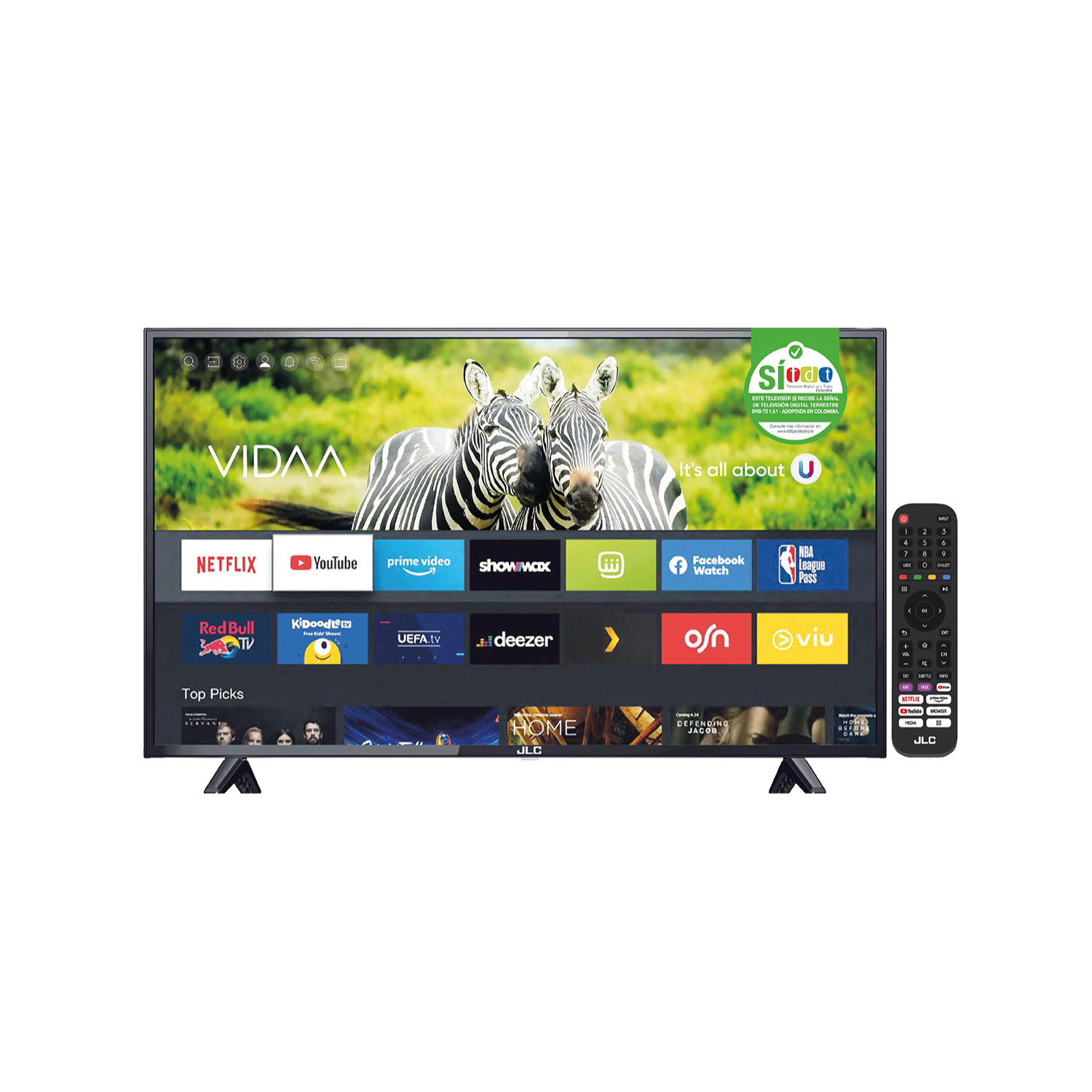 11 Televisor LED JLC 32 Pulgadas – Smart HD Bluetooth VIDAA JLC-32DM35SVDA - Imagen 1